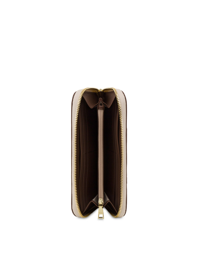 Pollini Portafoglio Zip Around Heritage 70th Anniversary Avorio/marrone Shopping Online