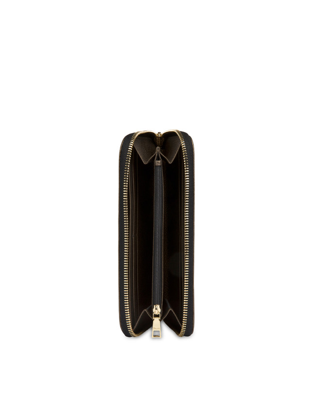 Pollini Portafoglio Con Zip Special Heritage. Avorio/nero/bronzo Sconto