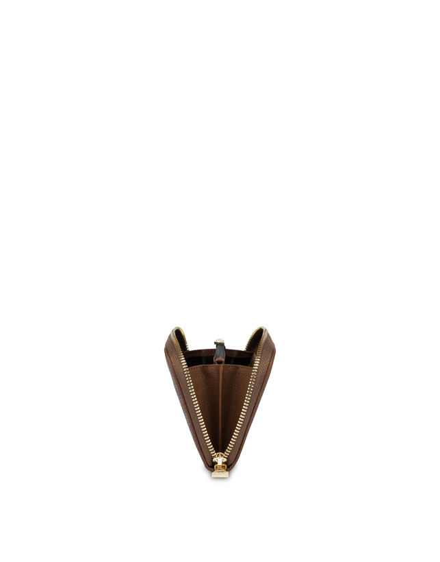 Pollini Portafoglio Zip Around Heritage Logo Classic Multicolor/marrone Online