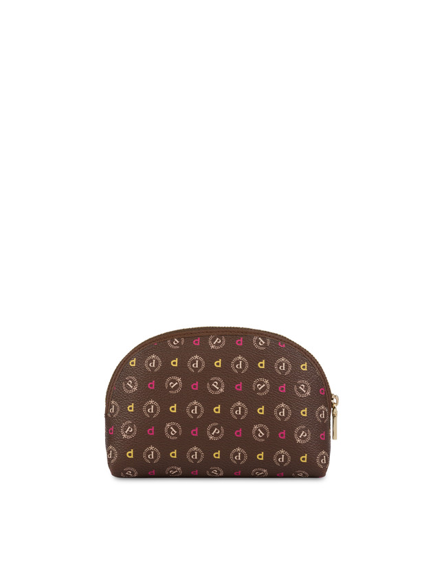 Pollini Pouch Heritage Logo Classic Multicolor/marrone Vendita Economica
