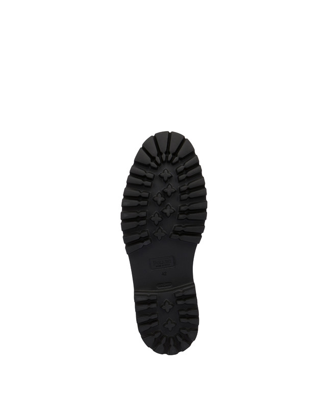 Pollini Combat Boot In Crosta E Vitello Budapest Fango/fango Negozio