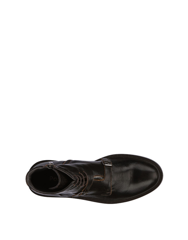 Pollini Stivaletti In Capra 1920 T.moro Nuova