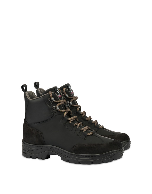 Pollini Pedule Mid In Vitello Ice Cracker Nero/nero/nero 2025