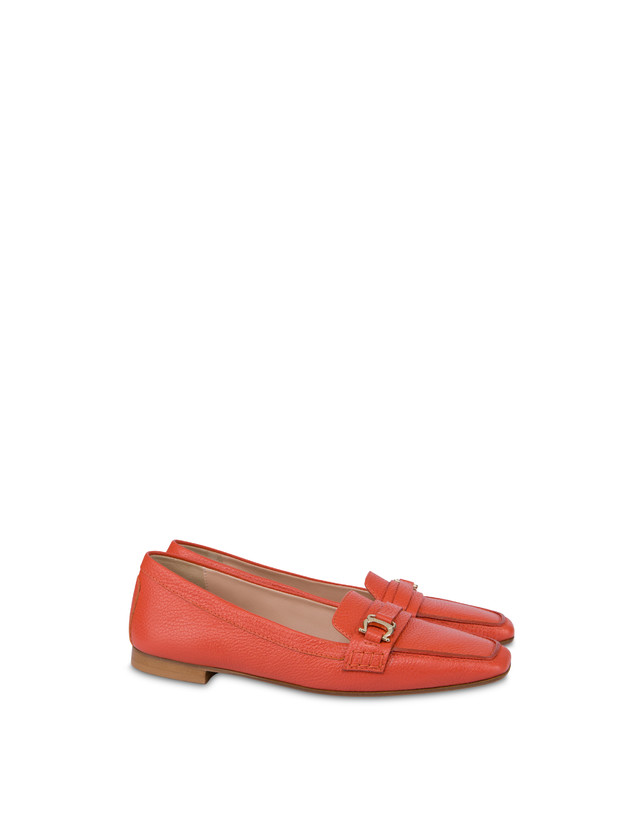 Pollini Mocassini In Vitello Uptown Cannella Qualità