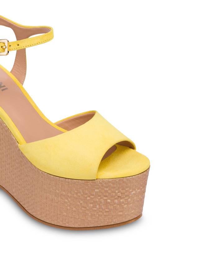 Pollini Sandali In Nappa Con Zeppa Capri Sun/naturale Shopping Online