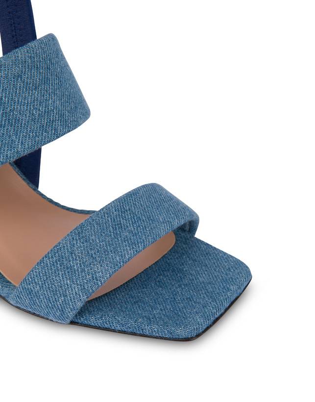 Pollini Sandali In Tessuto Denim Denim Vendita Calda