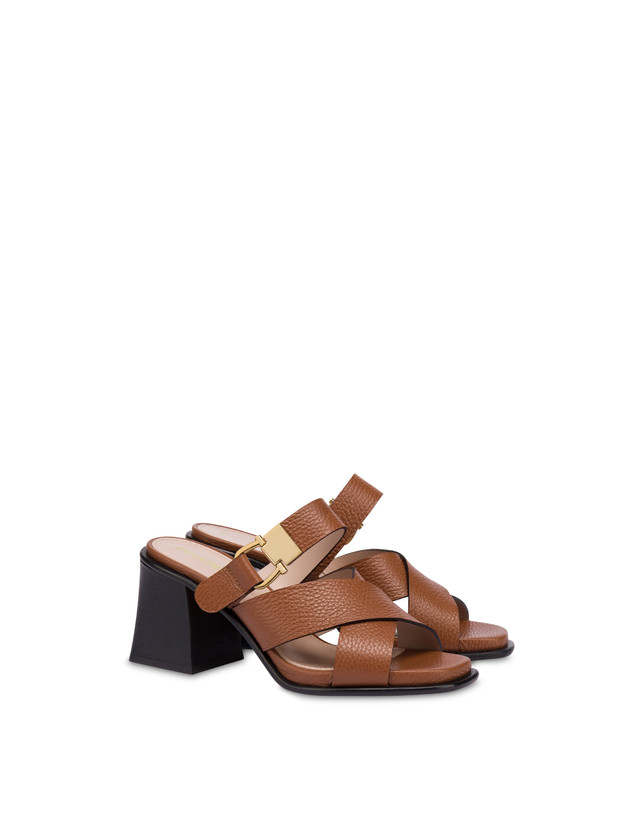 Pollini Sandali In Vitello Synthesis Toffee Saldi Di Fabbrica