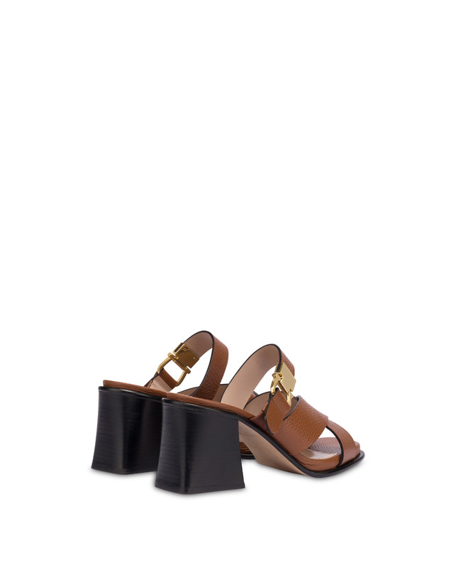 Pollini Sandali In Vitello Synthesis Toffee Saldi Di Fabbrica