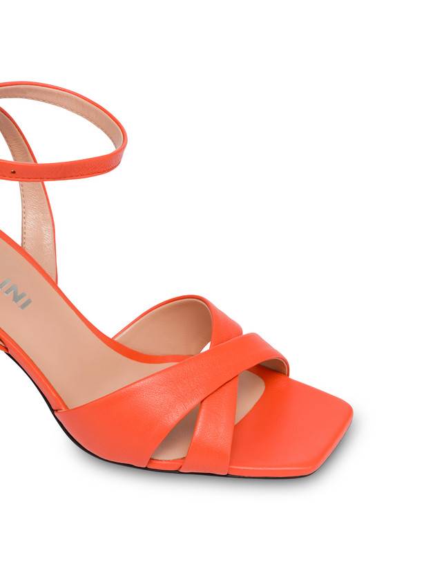 Pollini Sandali In Nappa Cote D'azur Coral 2025