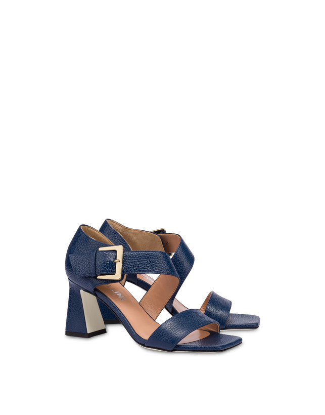 Pollini Sandali In Vitello Con Fibbia Ethos Navy Acquista Ora