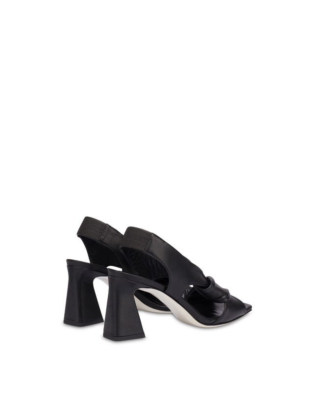Pollini Sandali In Nappa Oasis Nero Convenienza