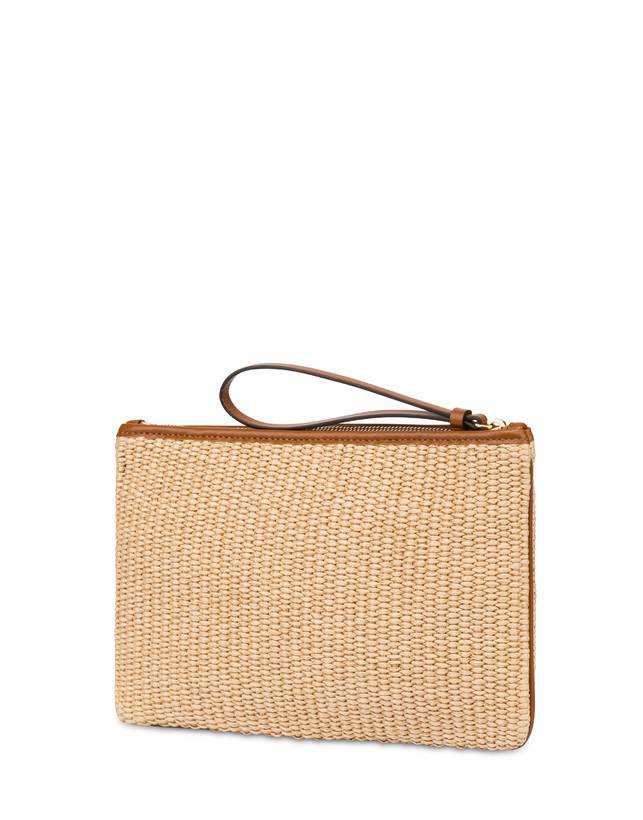 Pollini Pochette In Paglia Essence Sabbia Promozione Limitata