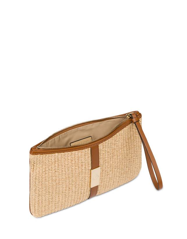 Pollini Pochette In Paglia Essence Sabbia Promozione Limitata