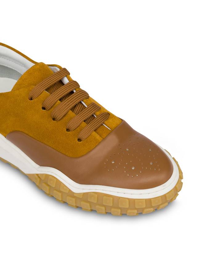 Pollini Sneakers In Crosta E Vitello Runabout Novità