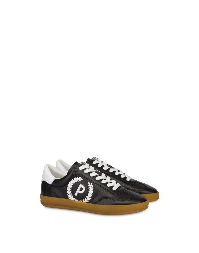 Pollini Sneakers In Pelle Venus Nero Offerta