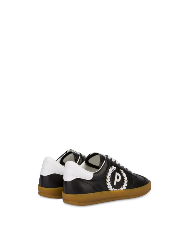 Pollini Sneakers In Pelle Venus Nero Offerta