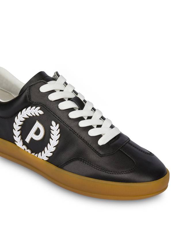 Pollini Sneakers In Pelle Venus Nero Offerta