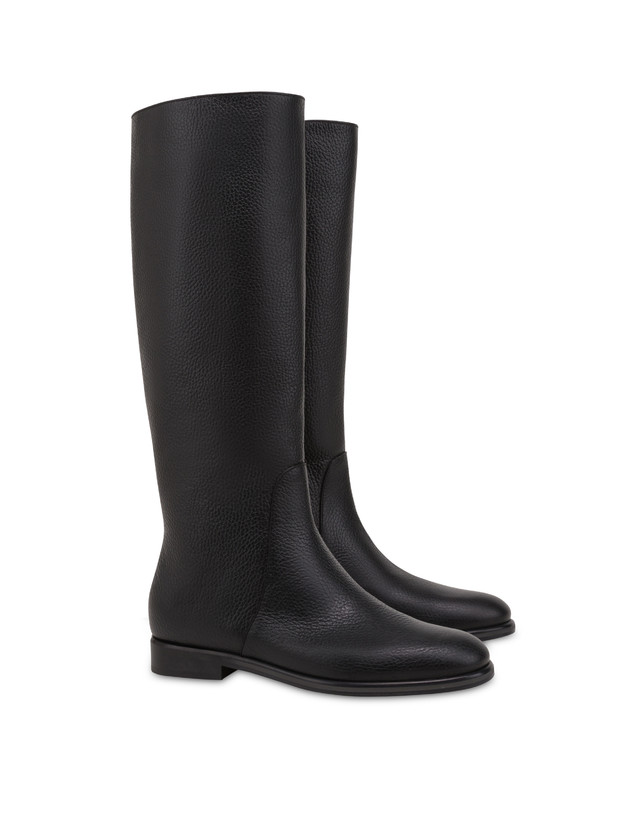 Pollini Stivale Flat In Vitello Core Online