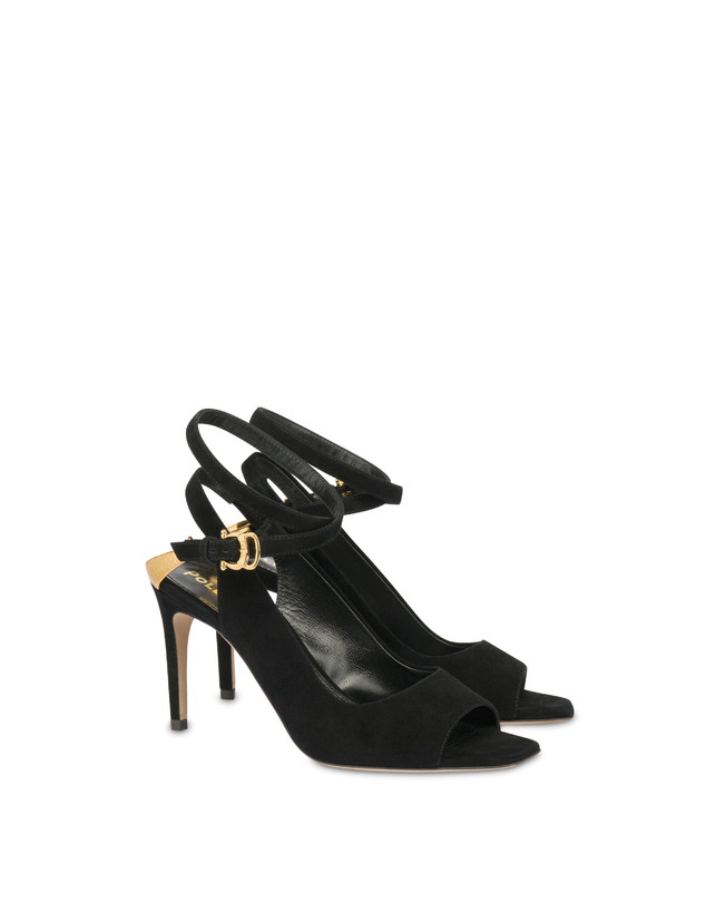 Pollini Sandali In Camoscio Armour Vendite Flash