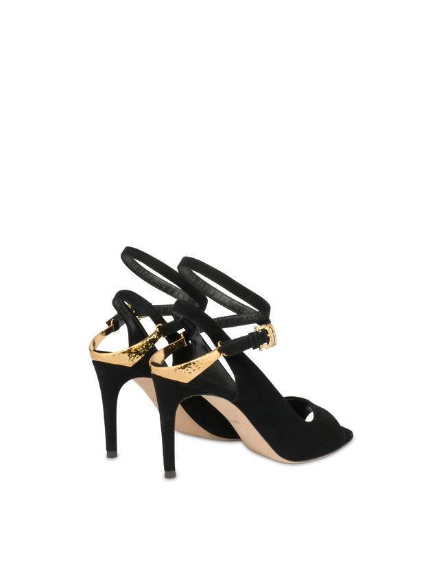 Pollini Sandali In Camoscio Armour Vendite Flash