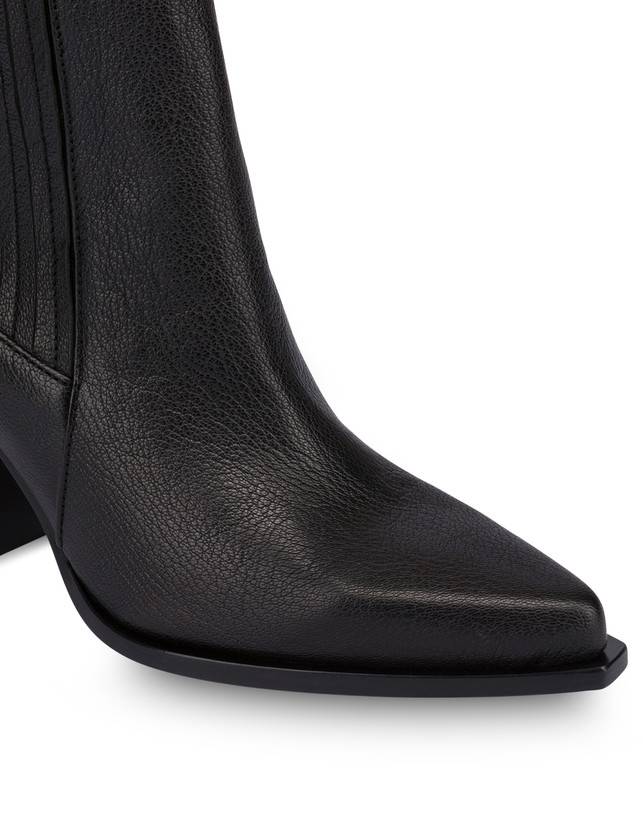 Pollini Stivaletti In Capra Madras Texas Flair Nero In Saldo