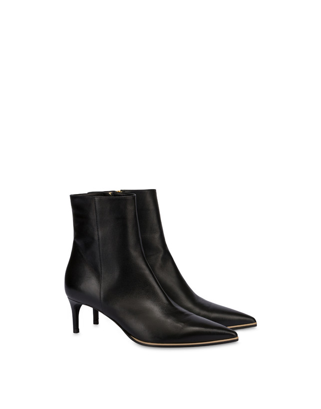 Pollini Stivaletti In Nappa Attitude Nero 2025