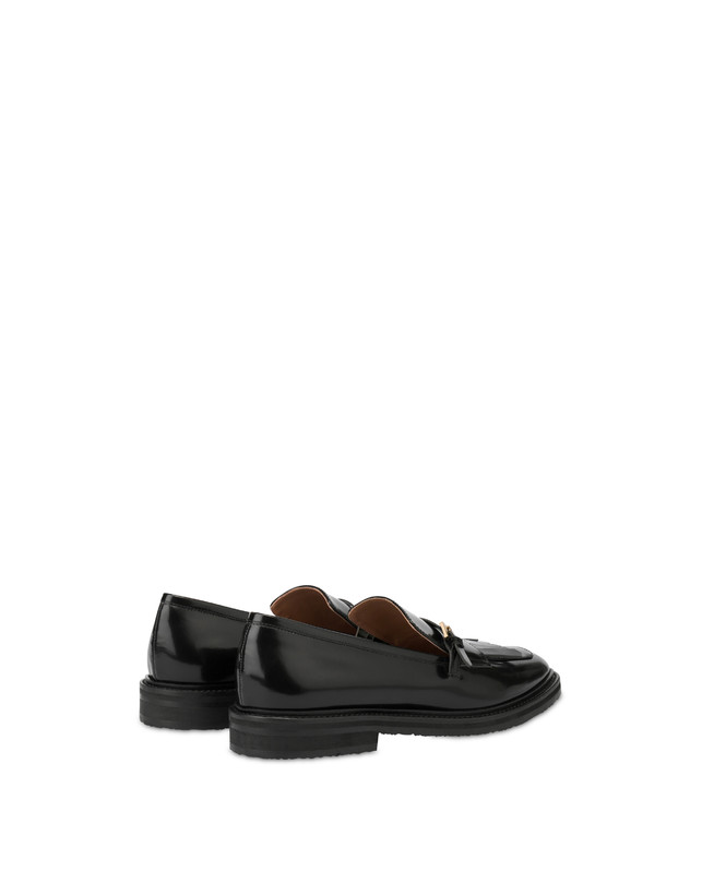 Pollini Mocassini In Vitello Abrasivato Camber Sand Nero Vendita