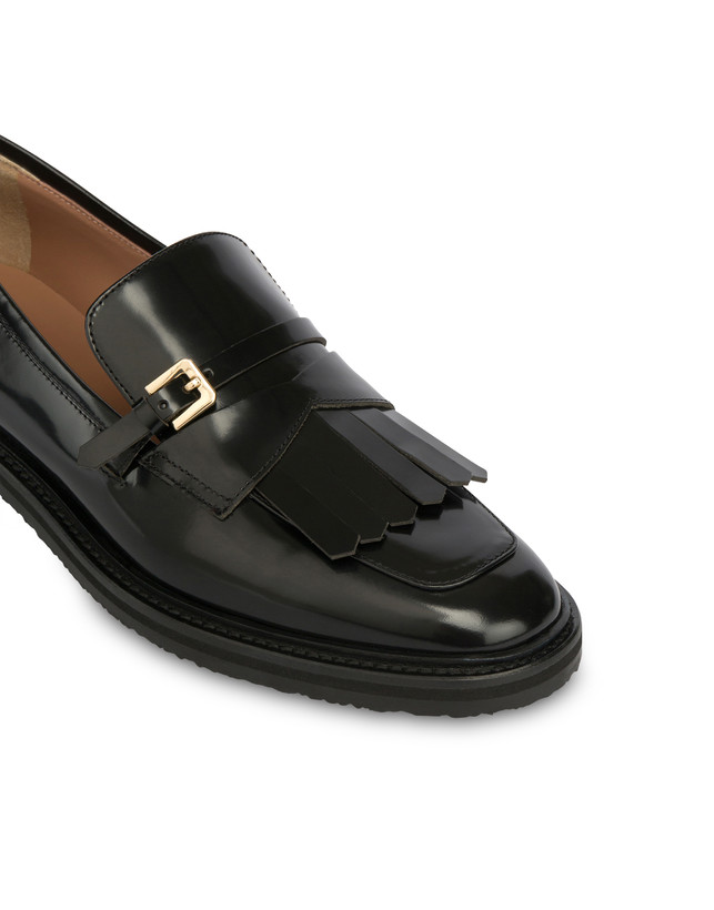 Pollini Mocassini In Vitello Abrasivato Camber Sand Nero Vendita