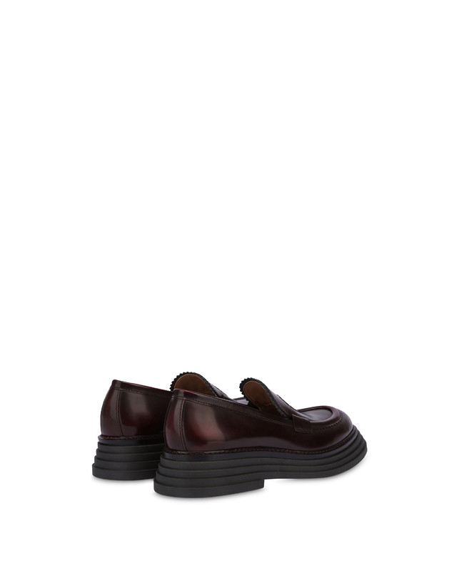 Pollini Mocassini In Vitello Abrasivato Stairway Mosto Negozi Online