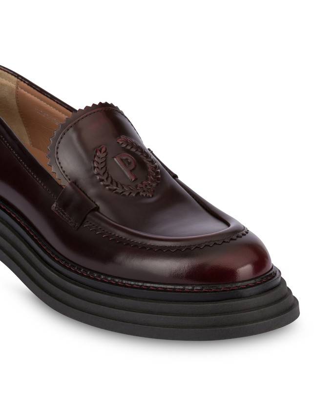 Pollini Mocassini In Vitello Abrasivato Stairway Mosto Negozi Online