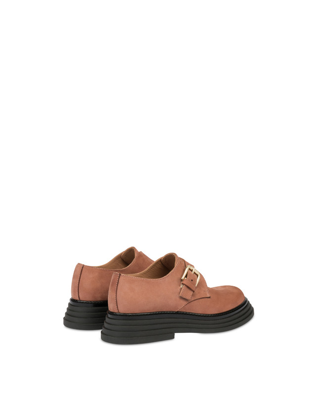 Pollini Monk Strap In Nabuk Stairway Antico Consegna Veloce