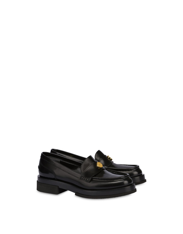 Pollini Mocassini Penny In Vitello Abrasivato Code Nero Promozione Limitata