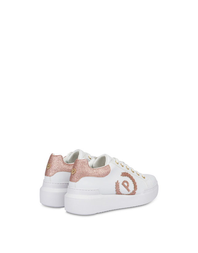 Pollini Sneakers Carrie Con Glitter Bianco/antico Convenienza