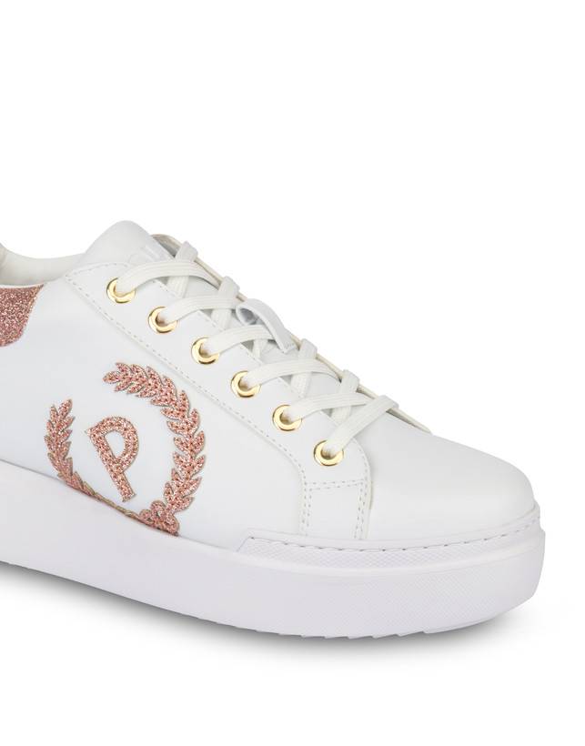 Pollini Sneakers Carrie Con Glitter Bianco/antico Convenienza