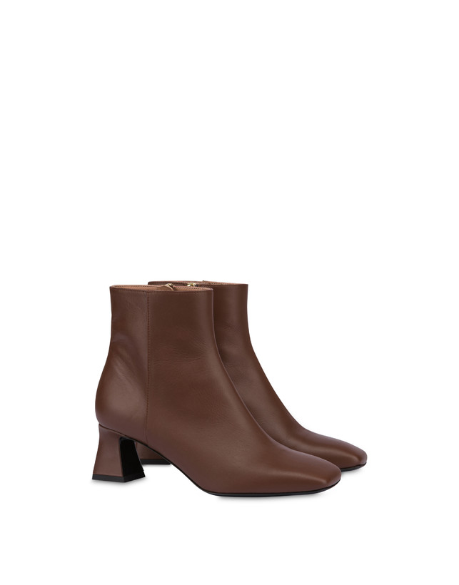 Pollini Stivaletti In Nappa Nina Legno In Vendita