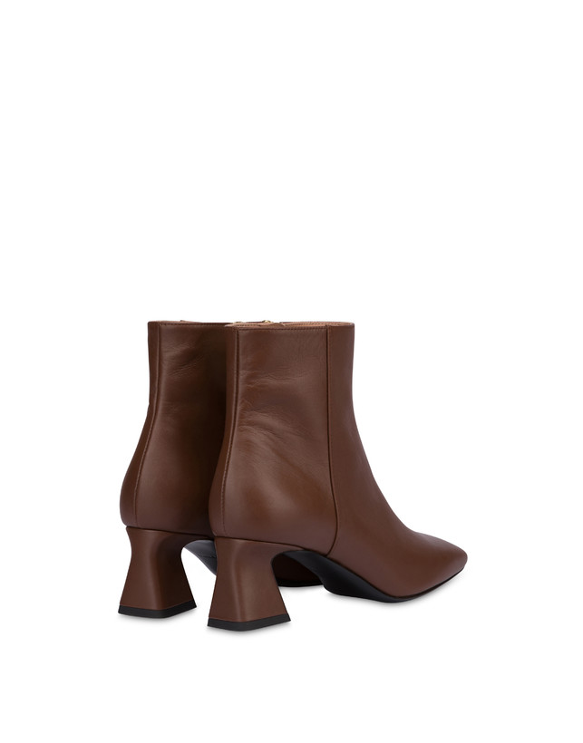 Pollini Stivaletti In Nappa Nina Legno In Vendita