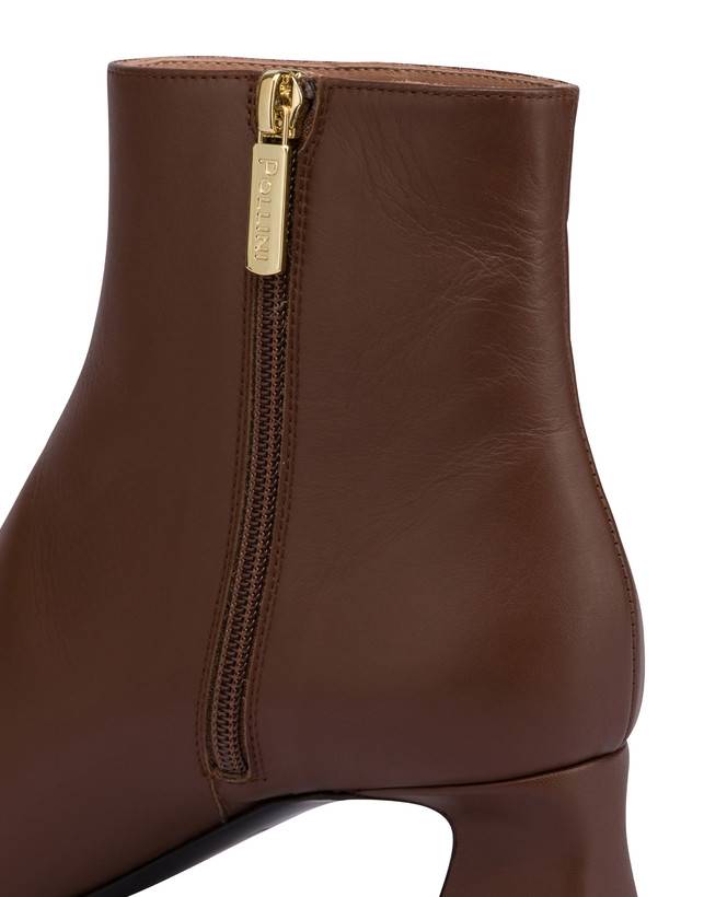 Pollini Stivaletti In Nappa Nina Legno In Vendita