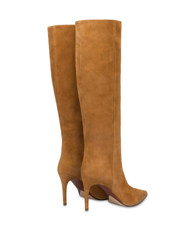 Pollini Stivale In Crosta Attitude Caramello Hotsell