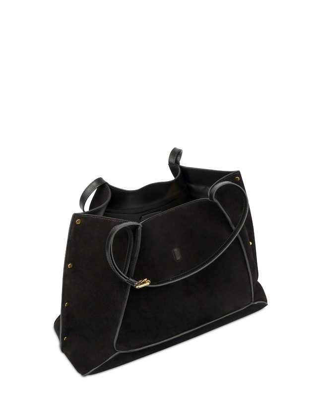 Pollini Shopper In Crosta Austin Medium Saldi Di Fabbrica