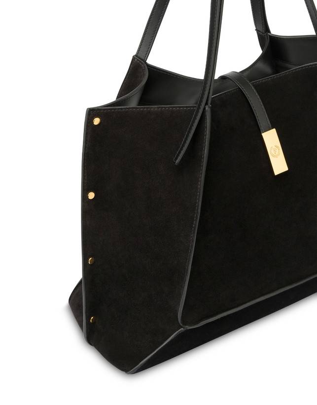 Pollini Shopper In Crosta Austin Medium Saldi Di Fabbrica
