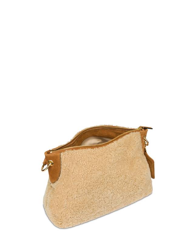 Pollini Hobo Bag In Montone E Crosta Anjia Negozio