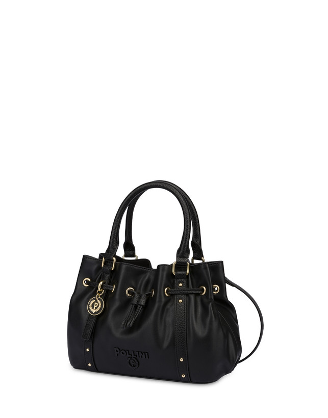 Pollini Piccola Borsa In Nappa Serena Nero/nero Qualità
