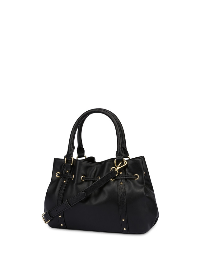 Pollini Piccola Borsa In Nappa Serena Nero/nero Qualità
