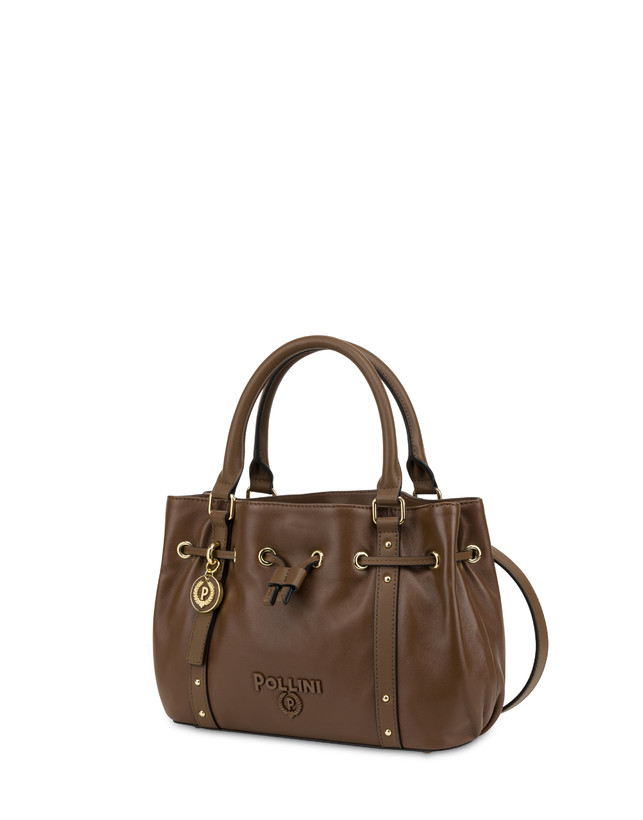 Pollini Piccola Borsa In Nappa Serena Marrone/marrone Vendita