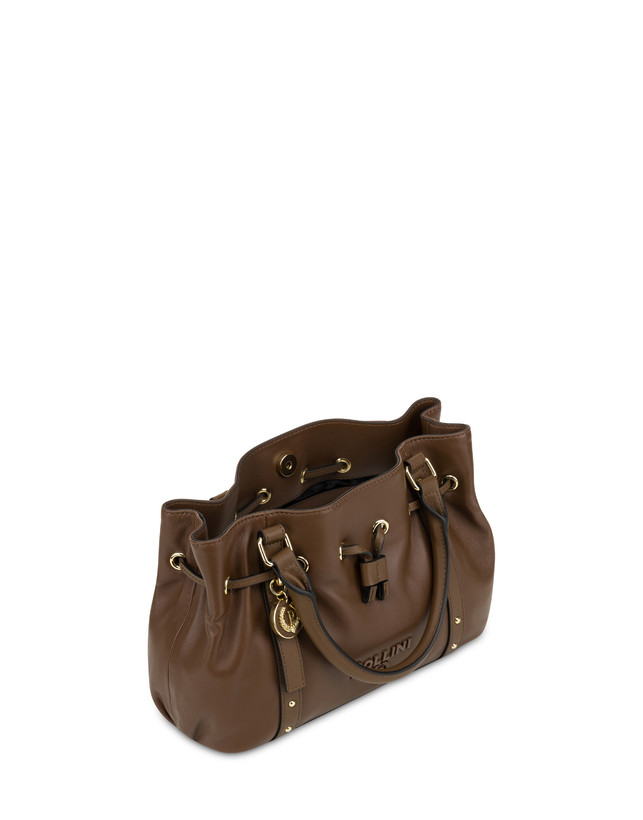 Pollini Piccola Borsa In Nappa Serena Marrone/marrone Vendita