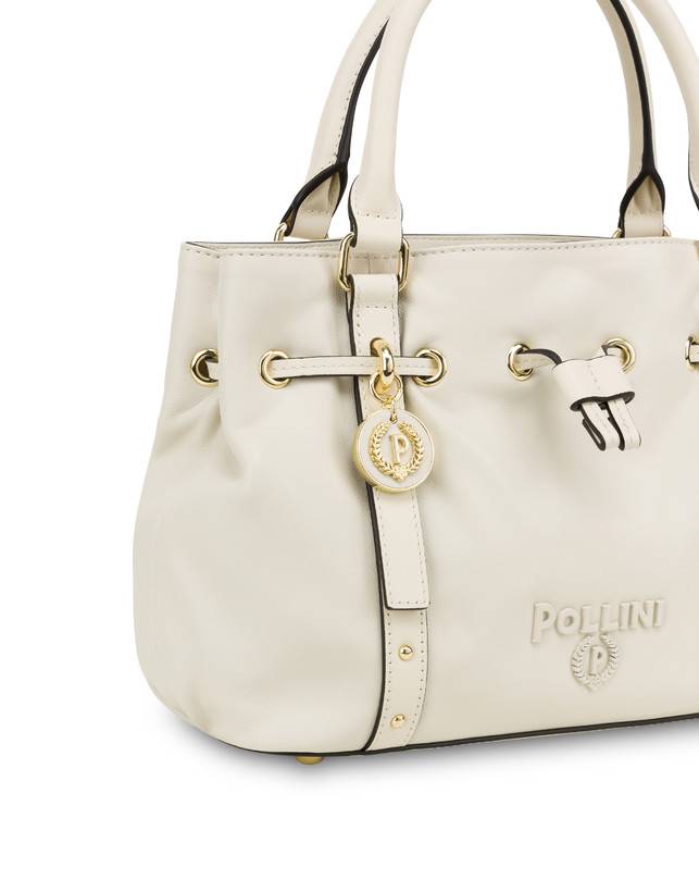 Pollini Piccola Borsa In Nappa Serena Avorio/avorio Promozione