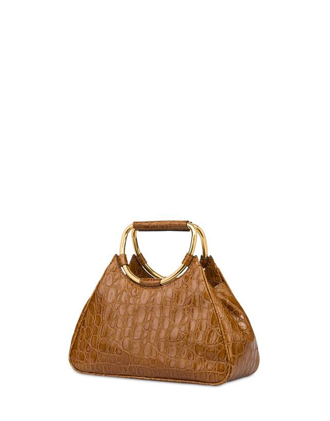 Pollini Clutch In Vitello Stampa Cocco Armour Acquista Ora