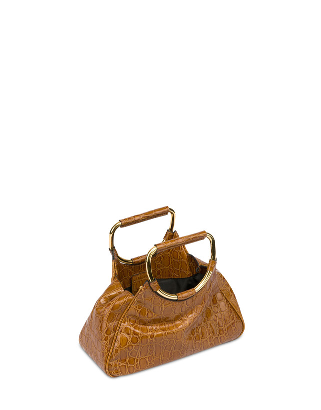 Pollini Clutch In Vitello Stampa Cocco Armour Acquista Ora