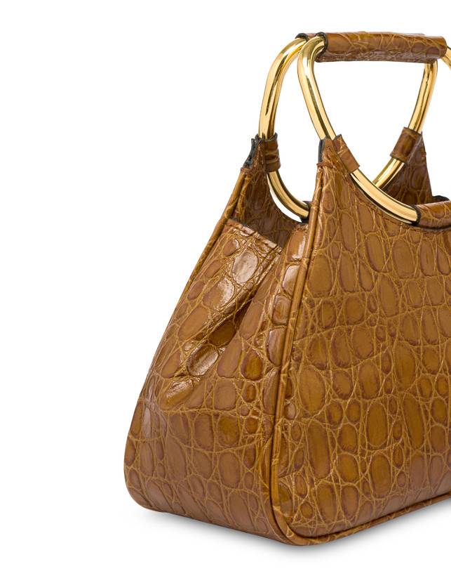 Pollini Clutch In Vitello Stampa Cocco Armour Acquista Ora