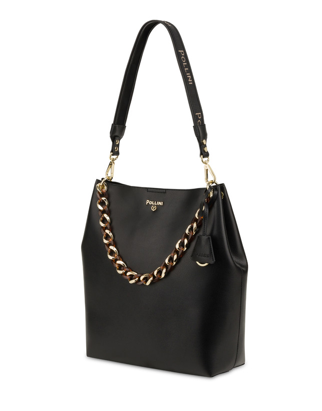 Pollini Hobo Bag Darlene Nero Rilascio limitato